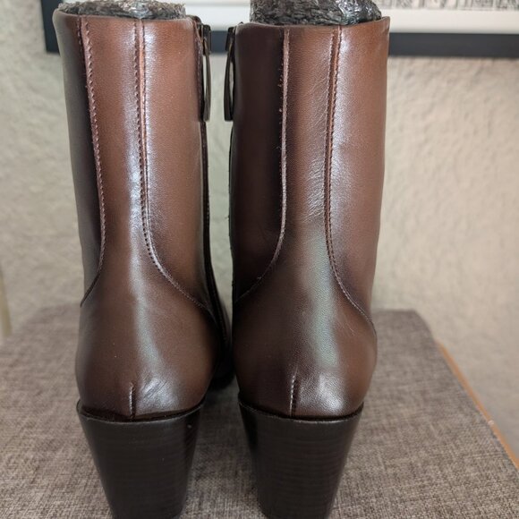 BNIB - Thursday Boot Co Soho Zip Boot in Chocolate US Women's 8.5 - Picture 3 of 8